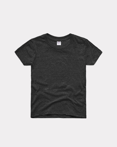 Kids Black Essential Vintage Youth T-Shirt