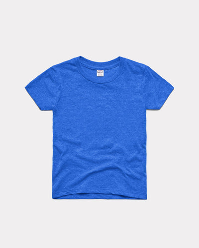 Kids Royal Blue Essential Vintage Youth T-Shirt