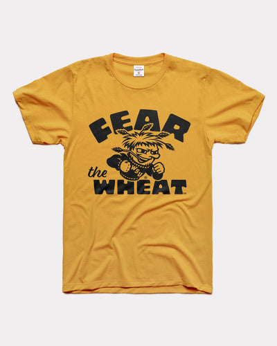 Gold Wichita State Shockers Fear the Wheat Vintage T-Shirt