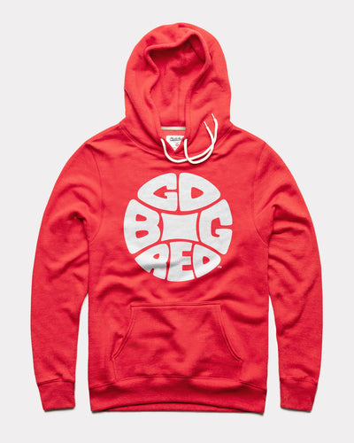 Go Big Red University of Nebraska Cornhuskers Basketball Vintage Hoodie